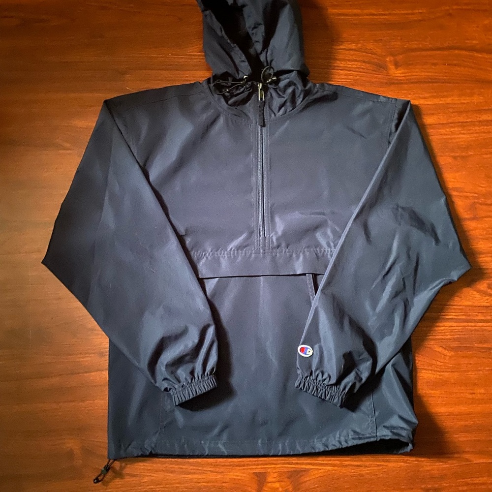 Champion Men's Navy Windbreaker Jacket
